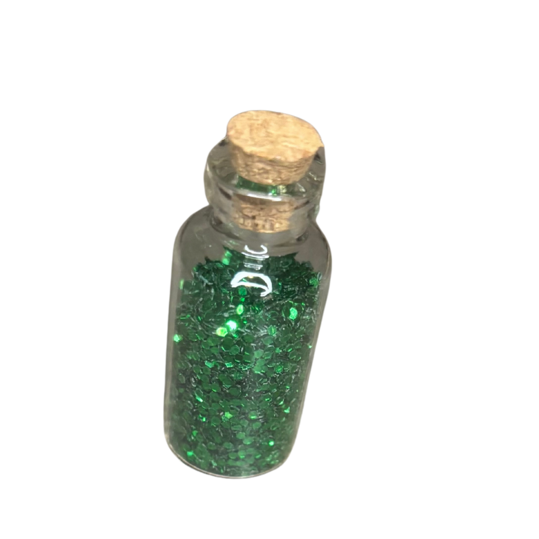 Glitter in a jar