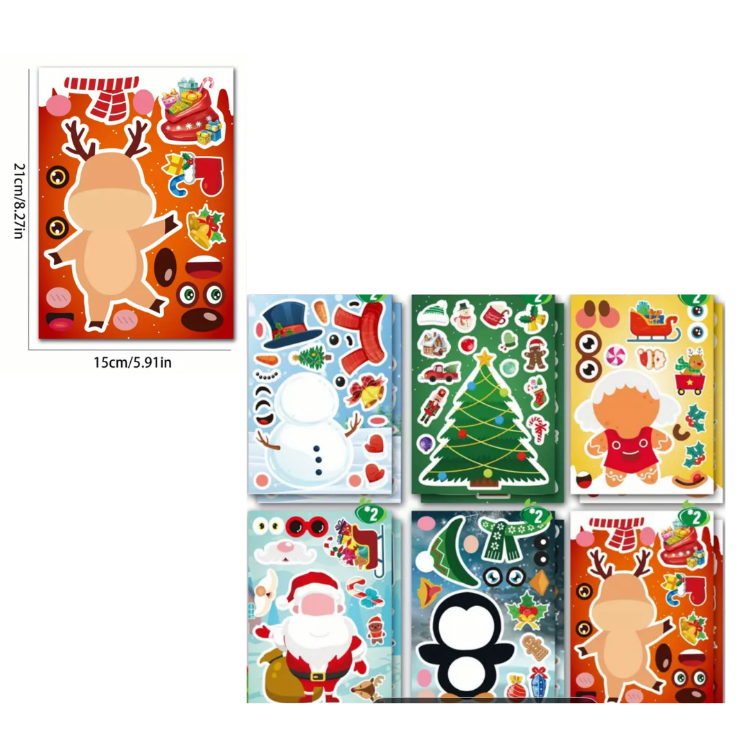 sticker packages ( build a character)